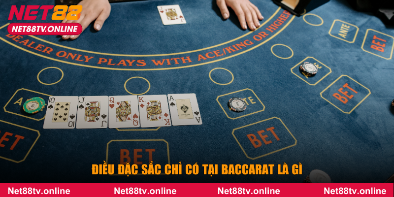 Điều đặc sắc chỉ có tại baccarat là gì